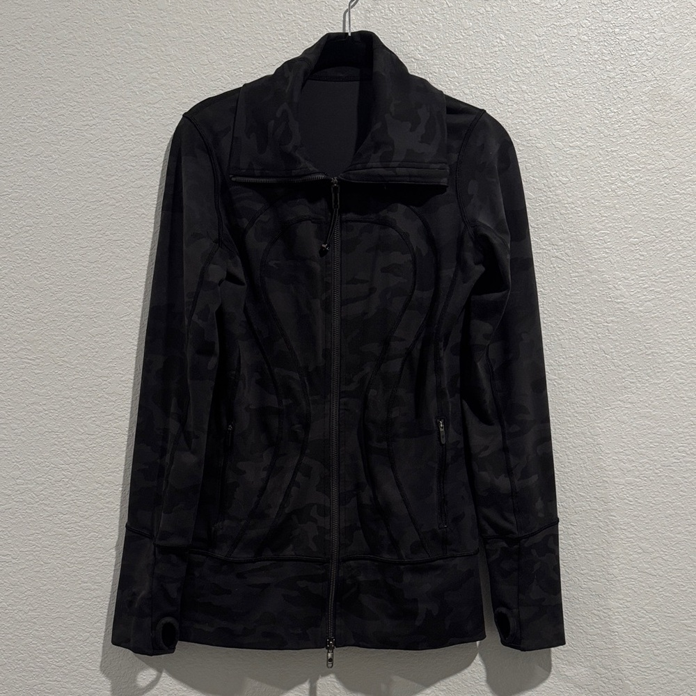 Women's Black Camouflage Jacket